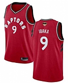 Raptors 9 Serge Ibaka Red 2019 NBA Finals Swingman Jersey,baseball caps,new era cap wholesale,wholesale hats